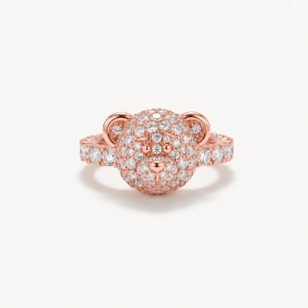 Bare Hug - Ring, Diamonds, Pavé - Image 6