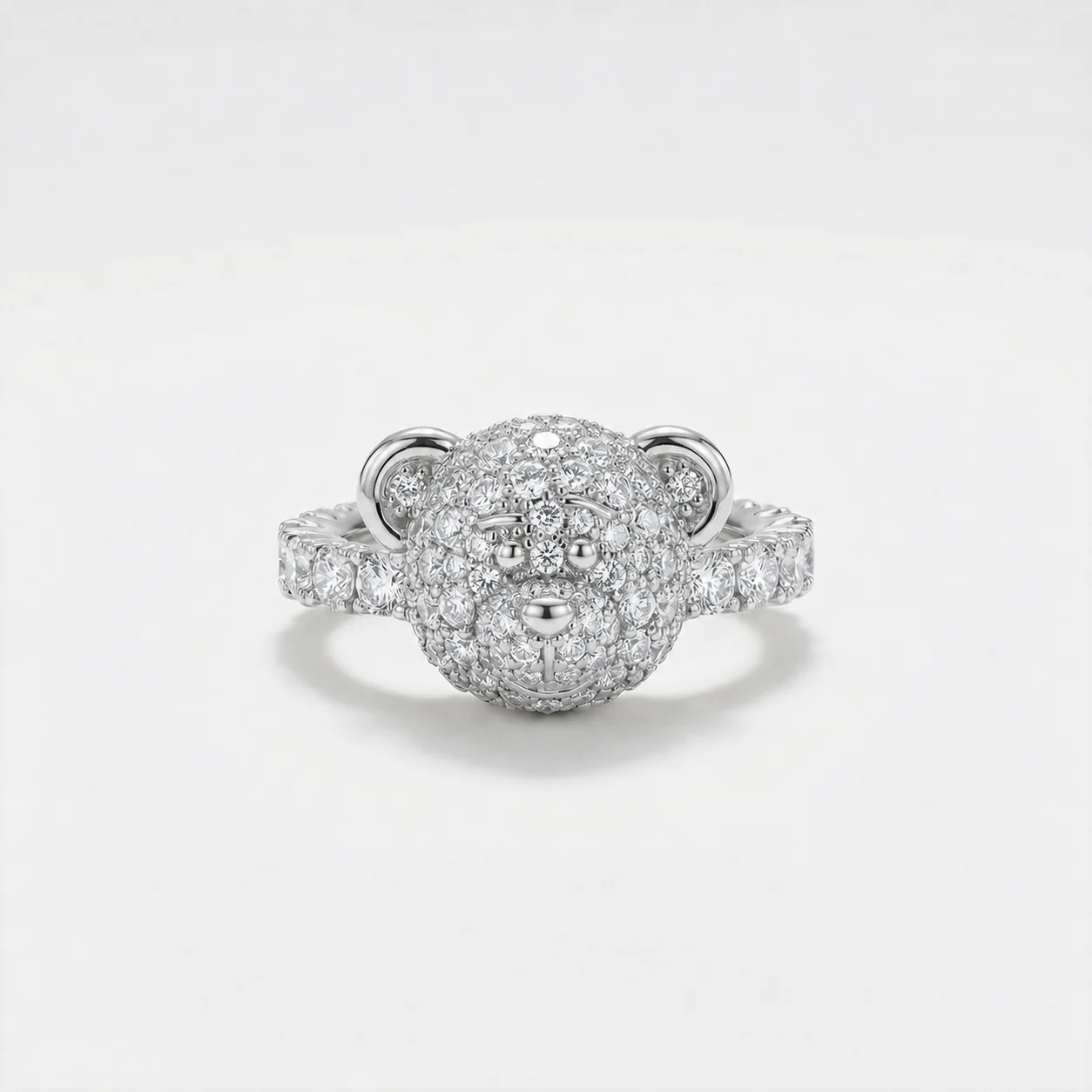 Bare Hug - Ring, Diamonds, Pavé - Image 7