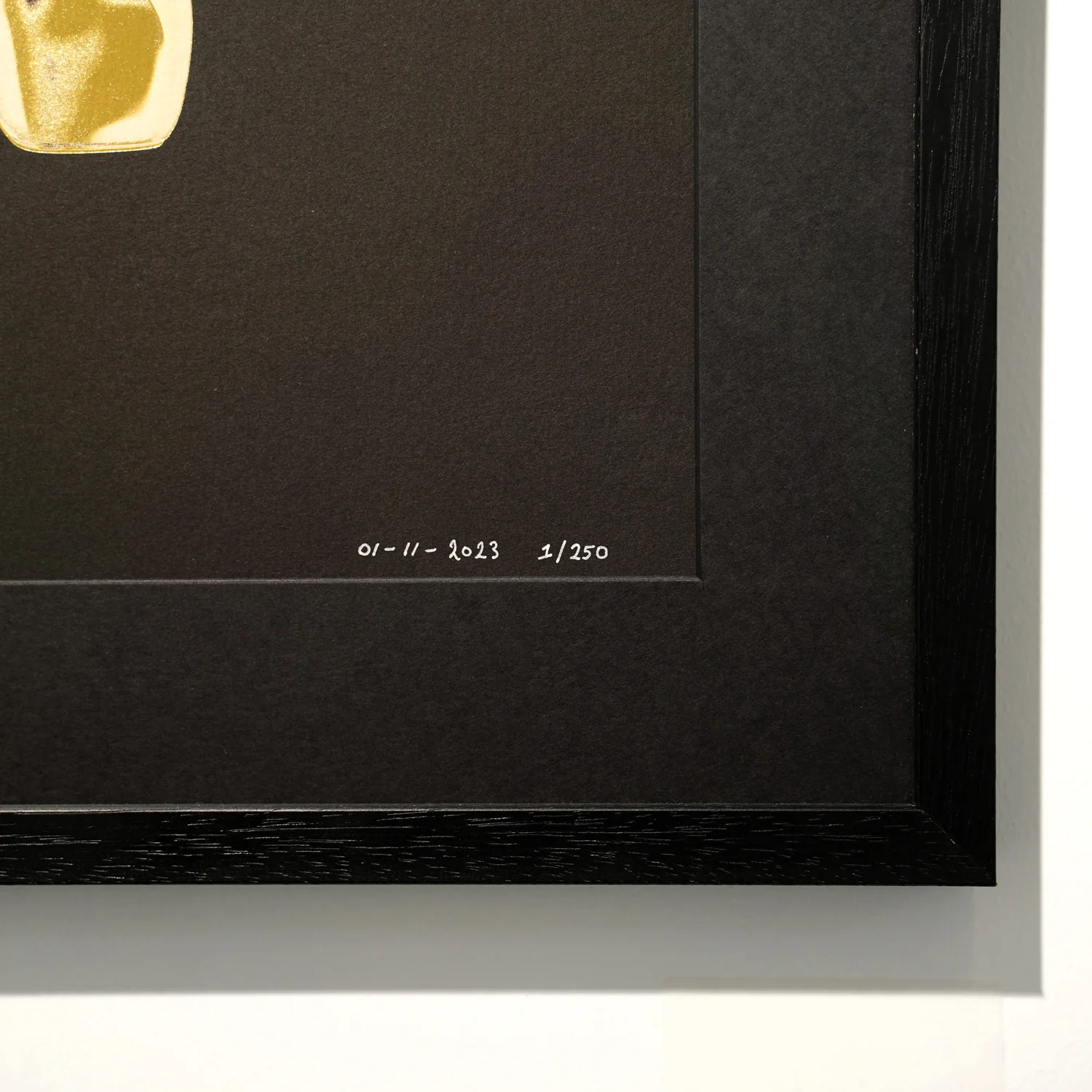 Bare Hug - The Foil Edition - Gold on Black - Fine Art Print - Image 4