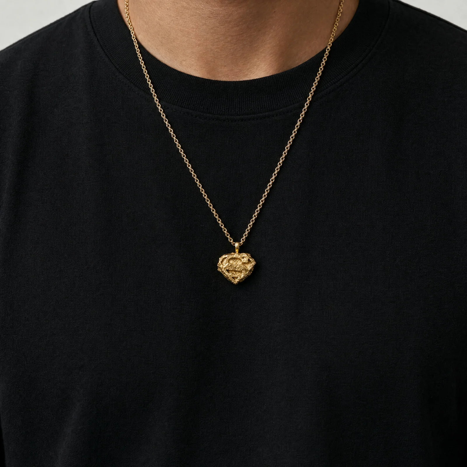 Homage to Krypton gold necklace - Image 3