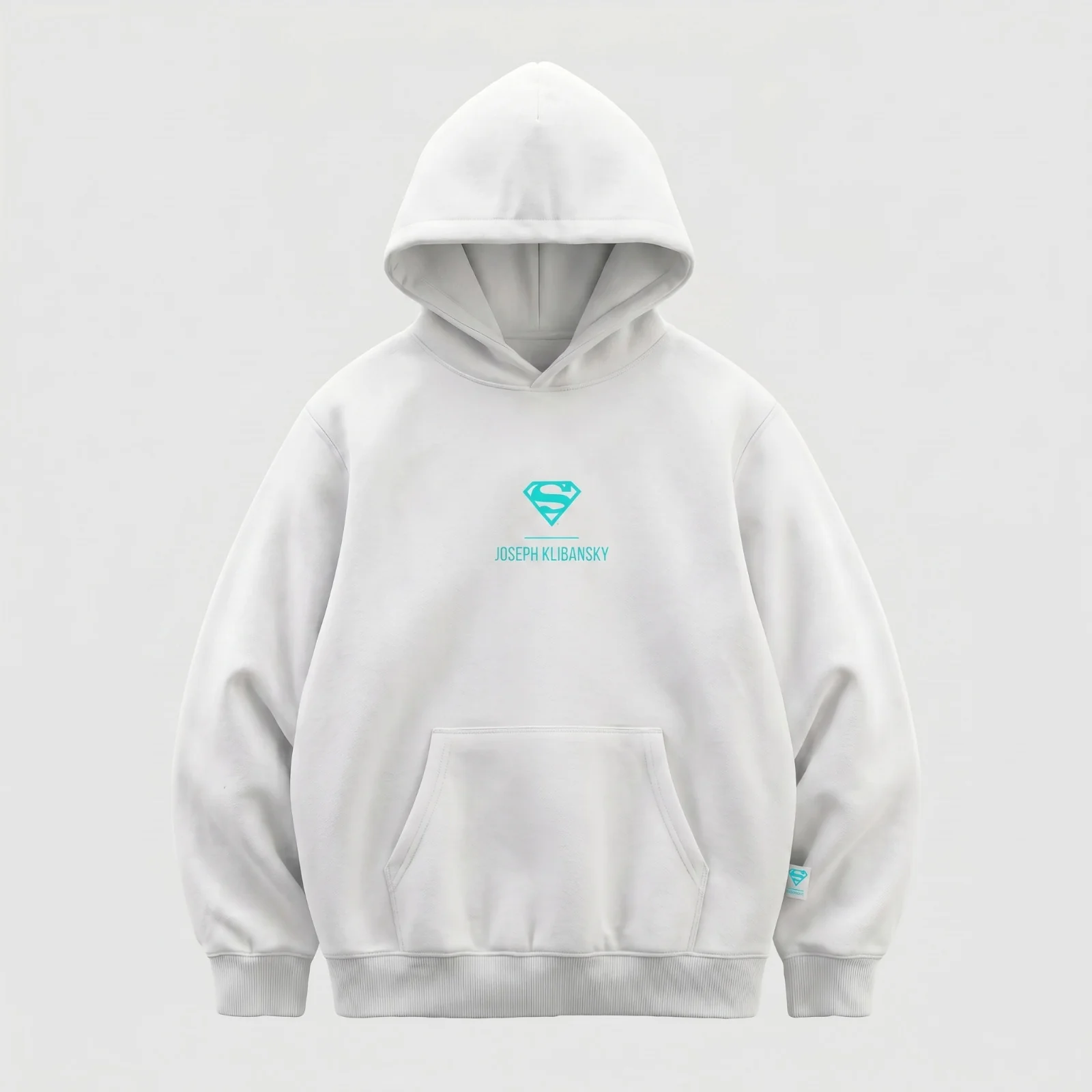 Supergirl Kiss (Superman x Joseph Klibansky) Hoodie White - Image 4
