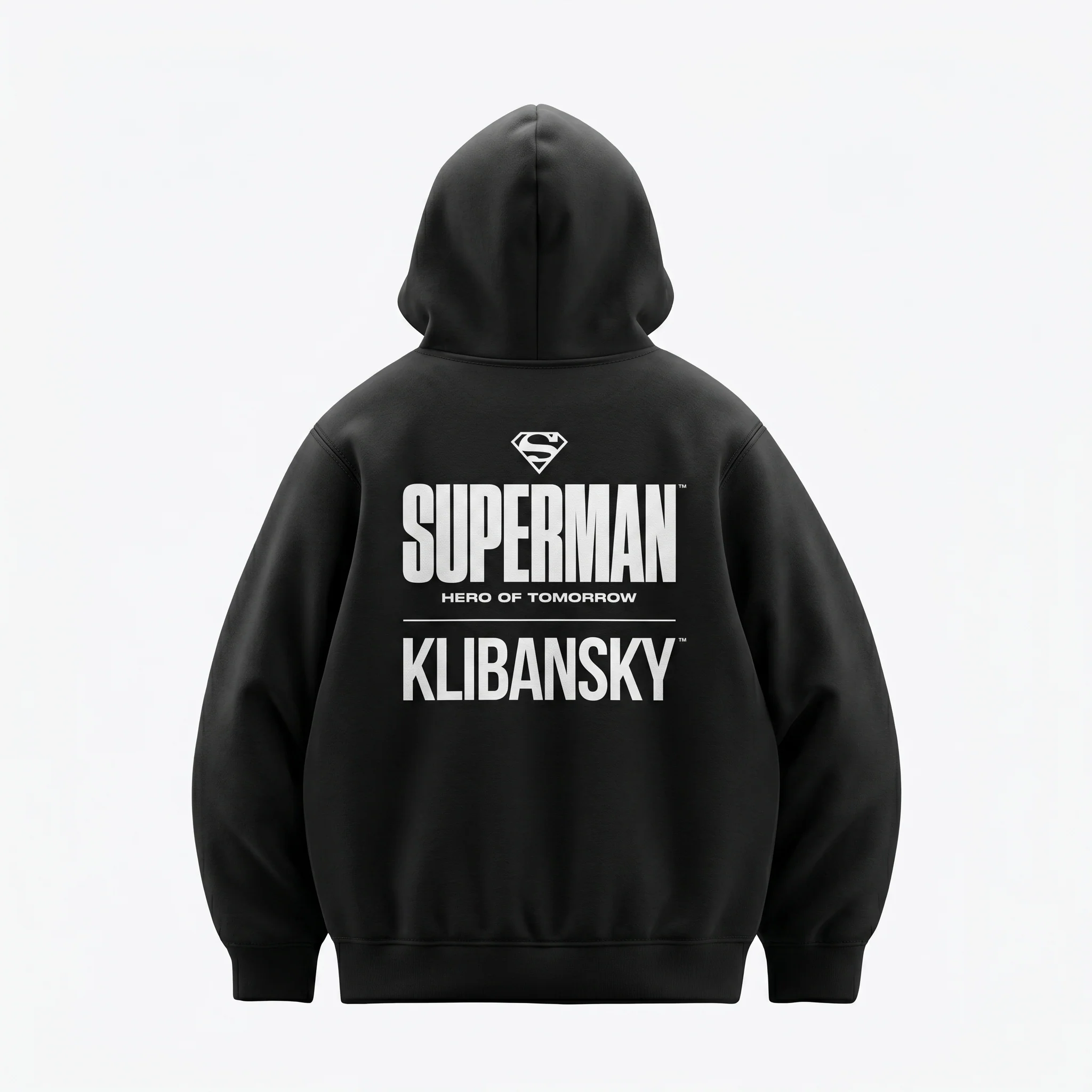 Superman Hero of Tomorrow (Superman x Joseph Klibansky) Hoodie Black - Image 5