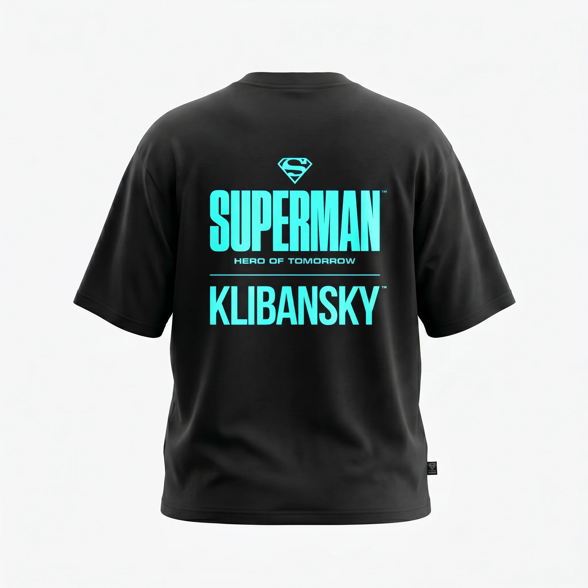 Superman Hero of Tomorrow (Superman x Joseph Klibansky) T-Shirt Black - Image 6