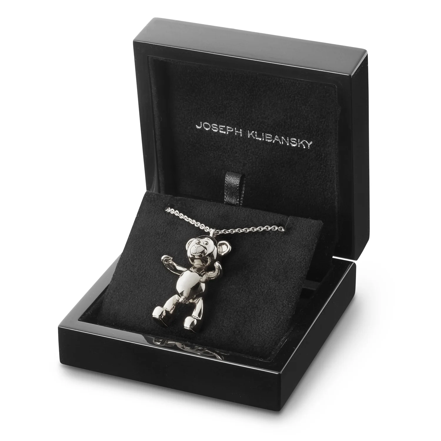 Bare Hug Necklace - White Gold, large (40 mm) - Image 3